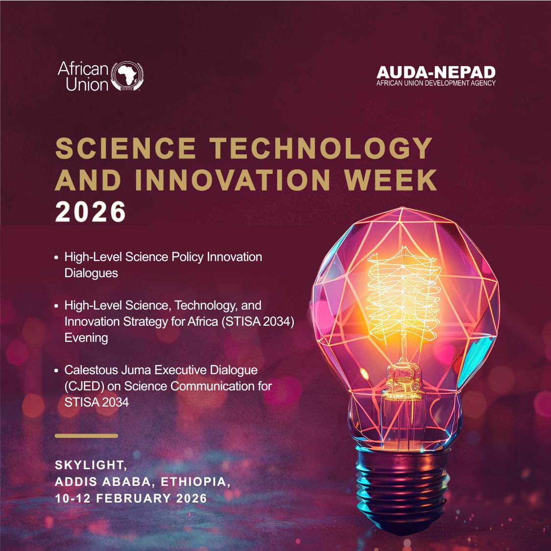 Science Technology & Innovation Week 2026 Agendas